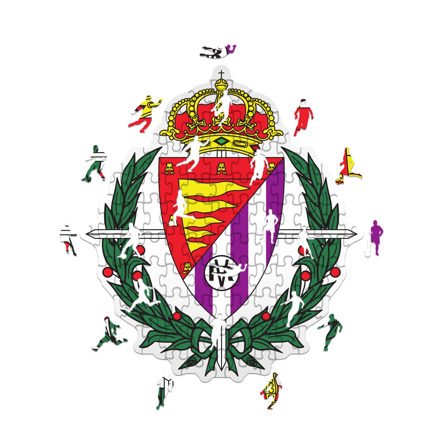 Valladolid Logo - Holzpuzzle