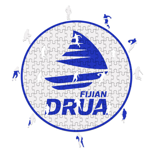 Logo Fijiano Drua - Puzzle di Legno