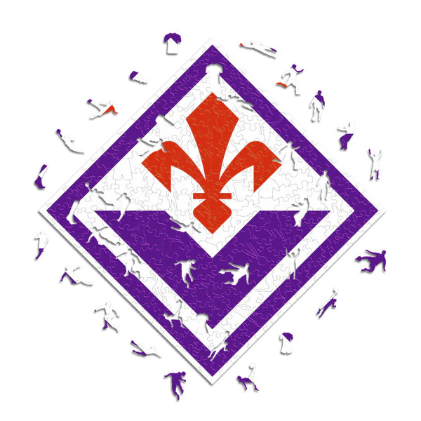 ACF Fiorentina Logo - Wooden Puzzle