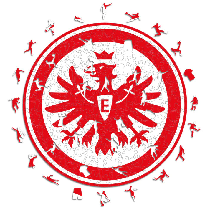 Eintracht Frankfurt Logo - Wooden Puzzle