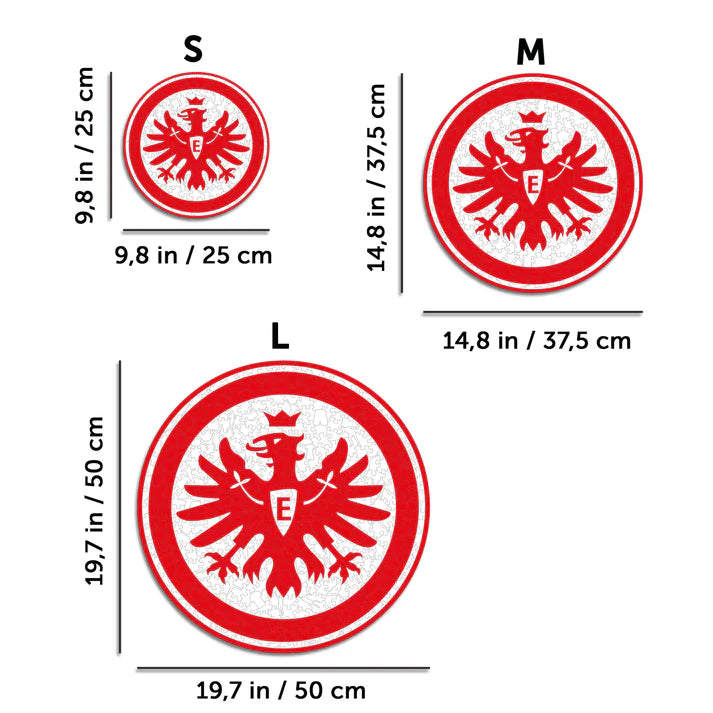 Lógó Eintracht Frankfurt - Puzal Adhmaid