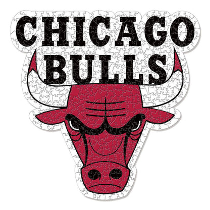Logo de Chicago Bulls - Rompecabezas de Madera