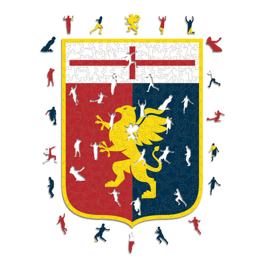 Logo Genoa CFC - Puzzle in Legno