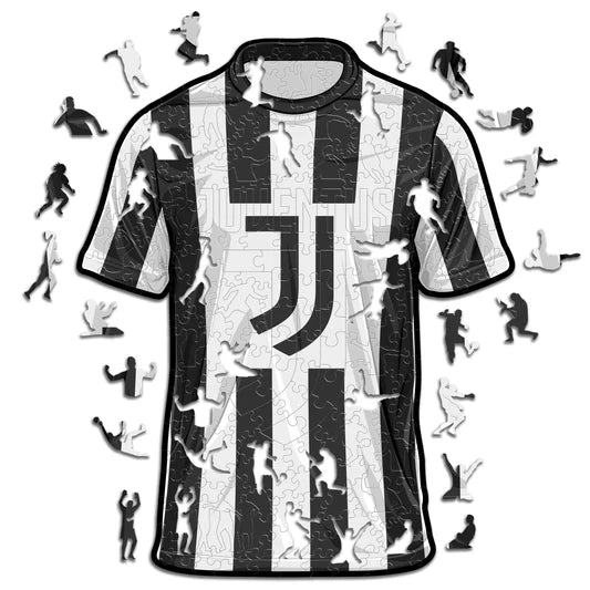 Juventus Maillot - Wooden Puzzle