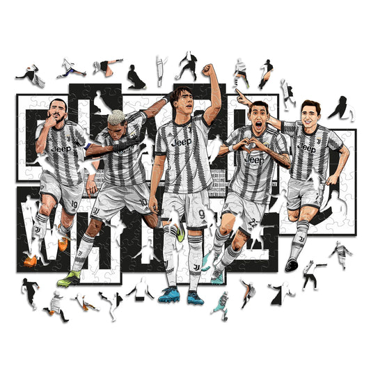 5 Players Juventus - Wooden Puzzle