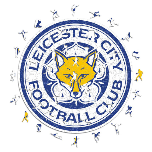 Leicester City FC Logo - Holzpuzzle