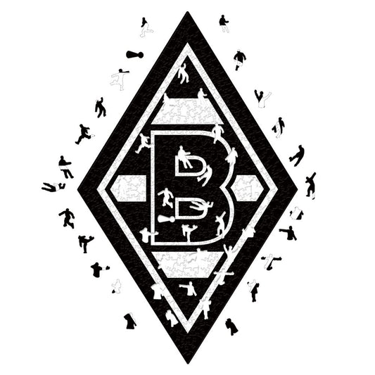 Logo M'gladbach - Puzzle di legno