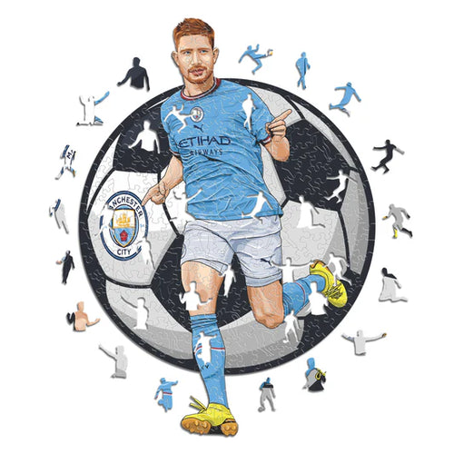 Kevin De Bruyne - Rompecabezas de Madera