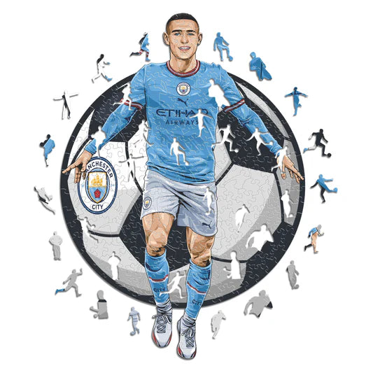 Phil Foden - Wooden Puzzle