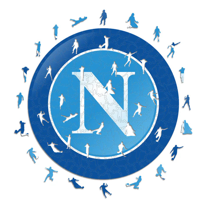 SSC Napoli Logo - Wooden Puzzle