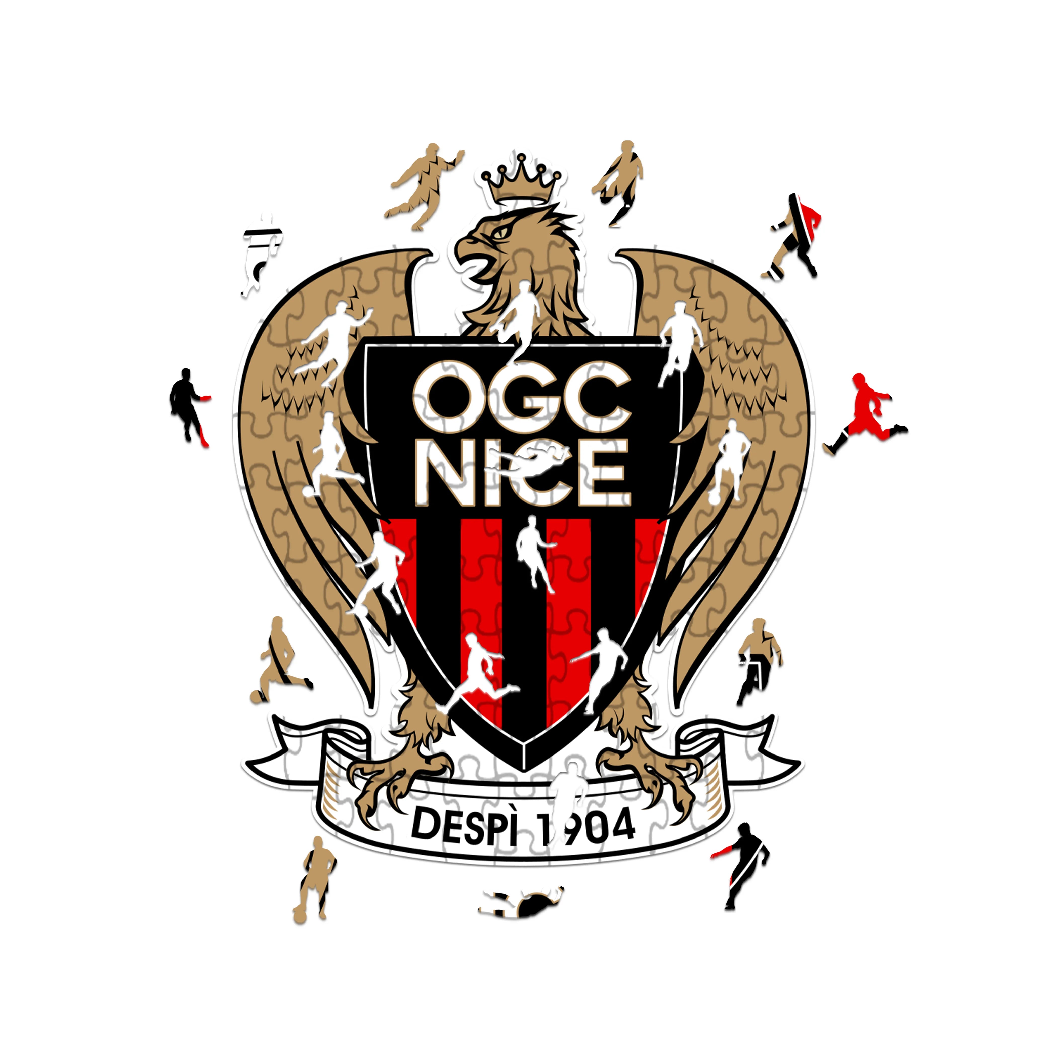 OGC Nice - Puzal Adhmaid