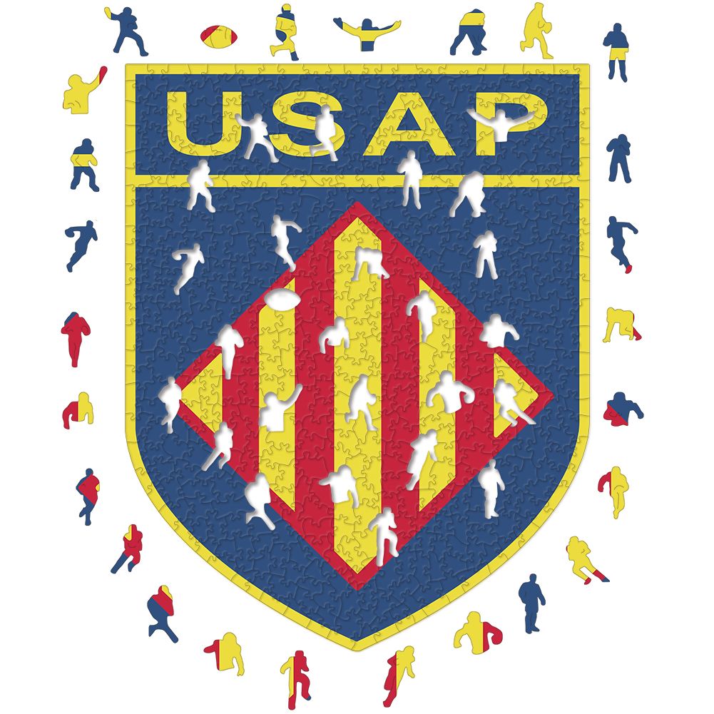 Logo USAP - Puzzle in legno