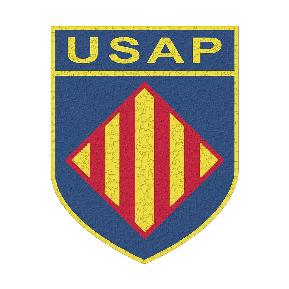 Logotipo de USAP - Rompecabezas de madera