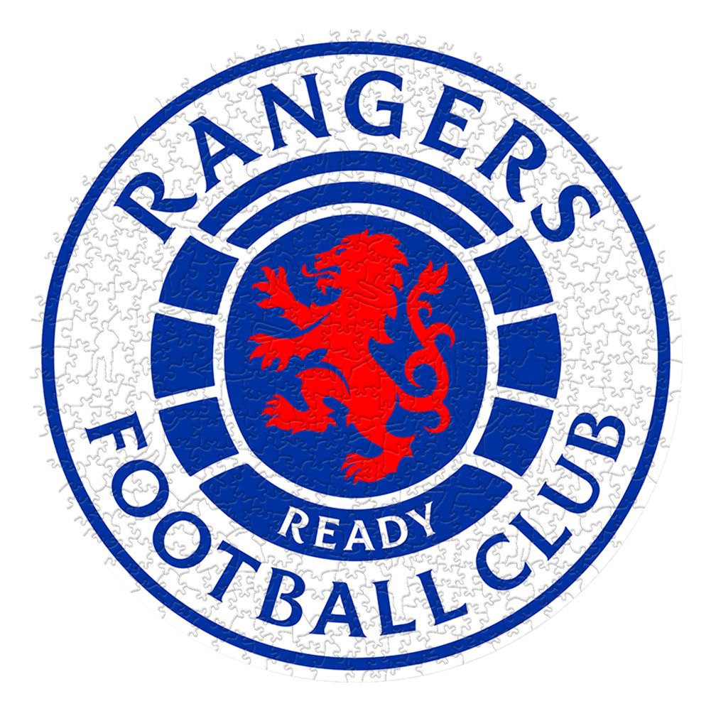 Logotipo del Glasgow Rangers FC - Rompecabezas de madera