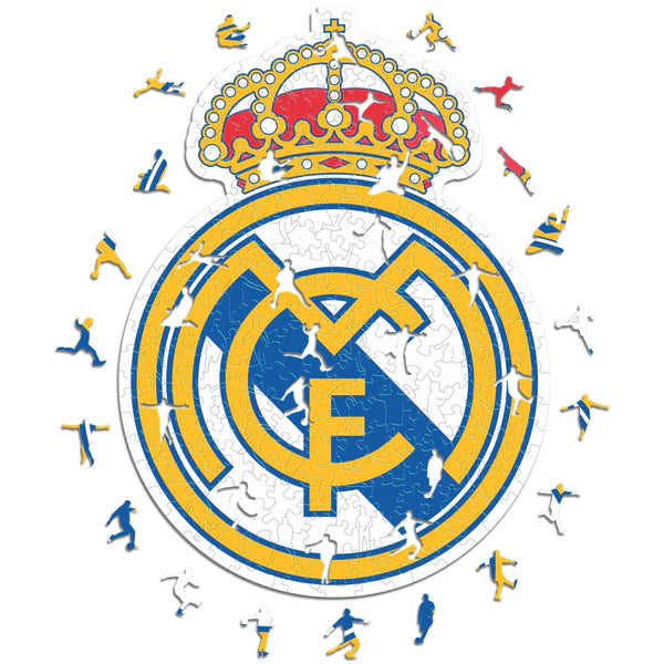 Real Madrid Logo - Wooden Puzzle