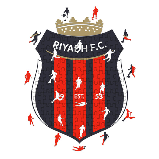 Logo Al-Riyadh SC - Puzzle in Legno