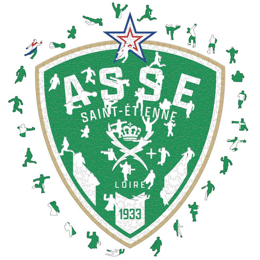 Saint-Etienne - Puzzle di legno