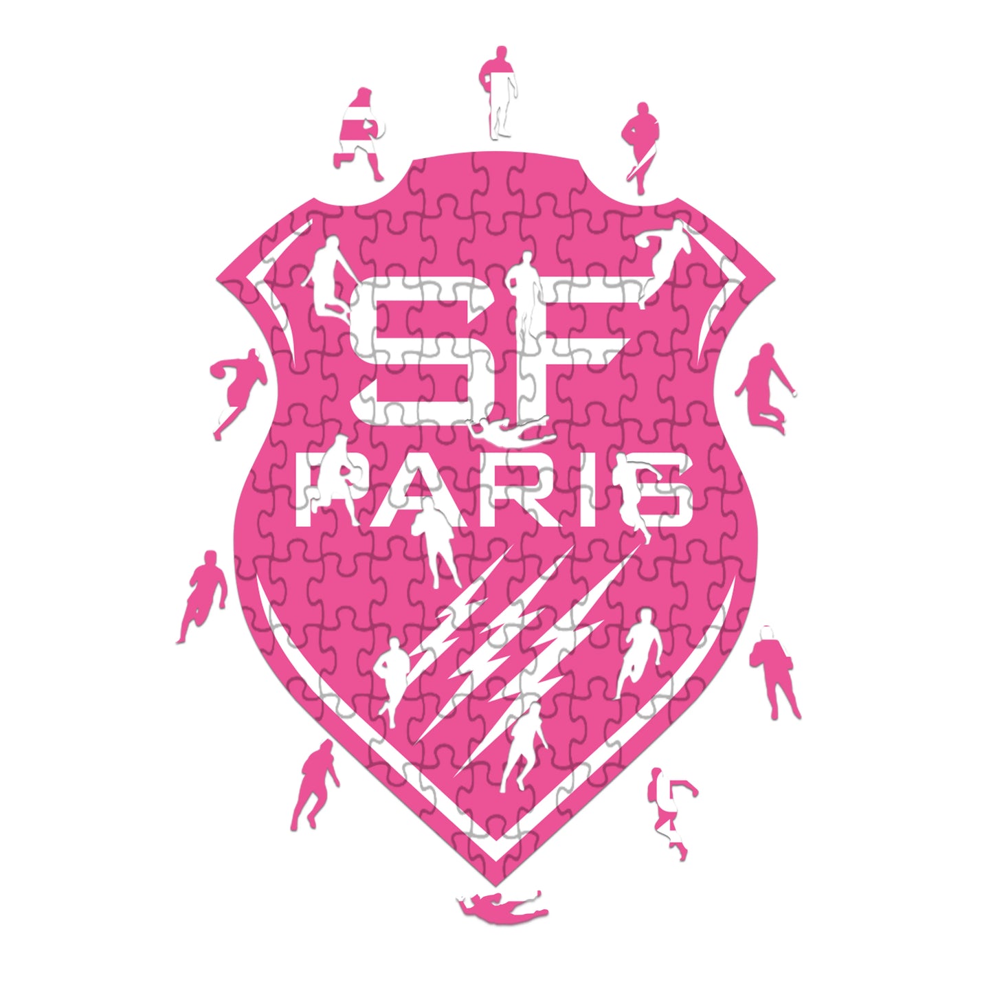 SF Paris Logo - Holzpuzzle
