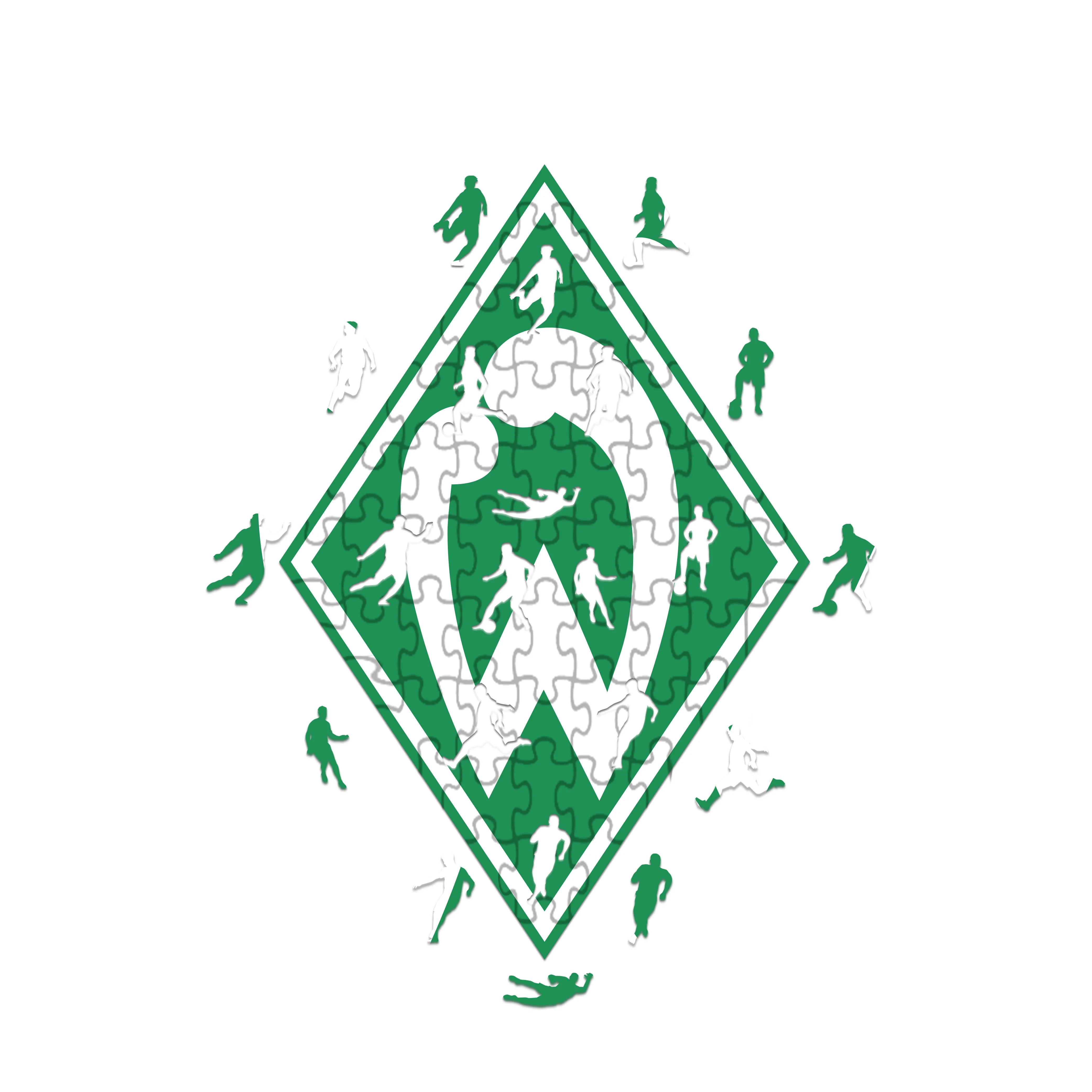 Bremen Logo - Wooden Puzzle