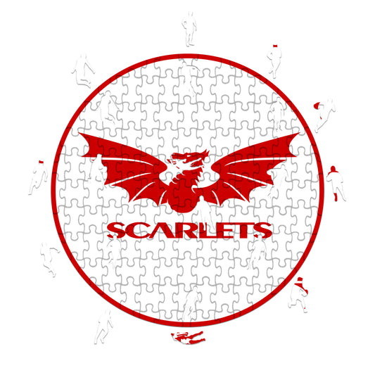 Logo Scarlets - Puzzle in Legno