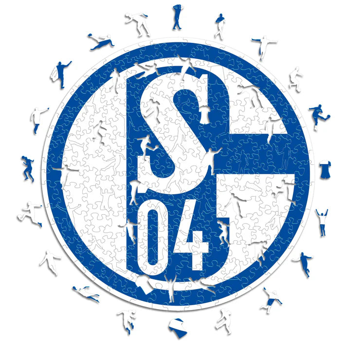 FC Schalke 04 Logo - Wooden Puzzle