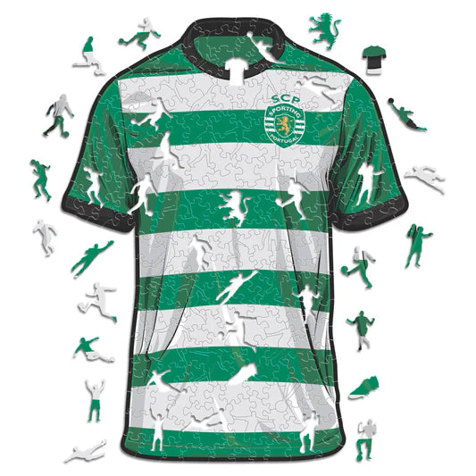 Sporting Portogallo Maillot - Puzzle in legno