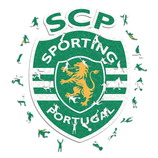 Logo Sporting Portugal - Puzzle in Legno