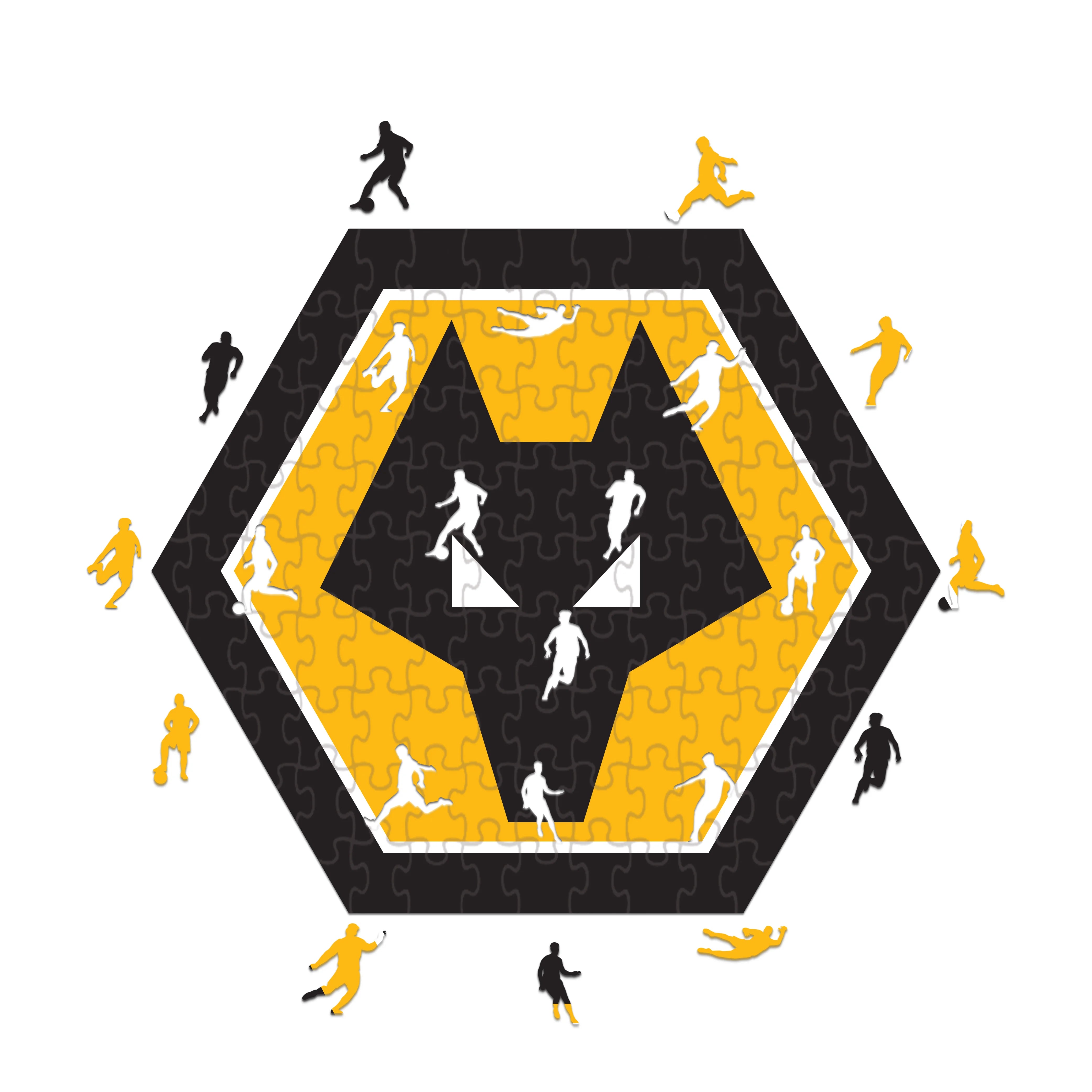 Lógó Wolverhampton Wanderers - Puzal Adhmaid