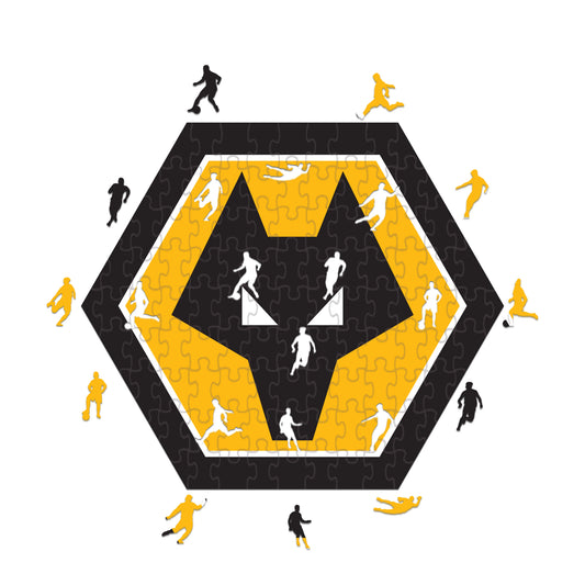 Logo Wolverhampton Wanderers - Puzzle in Legno