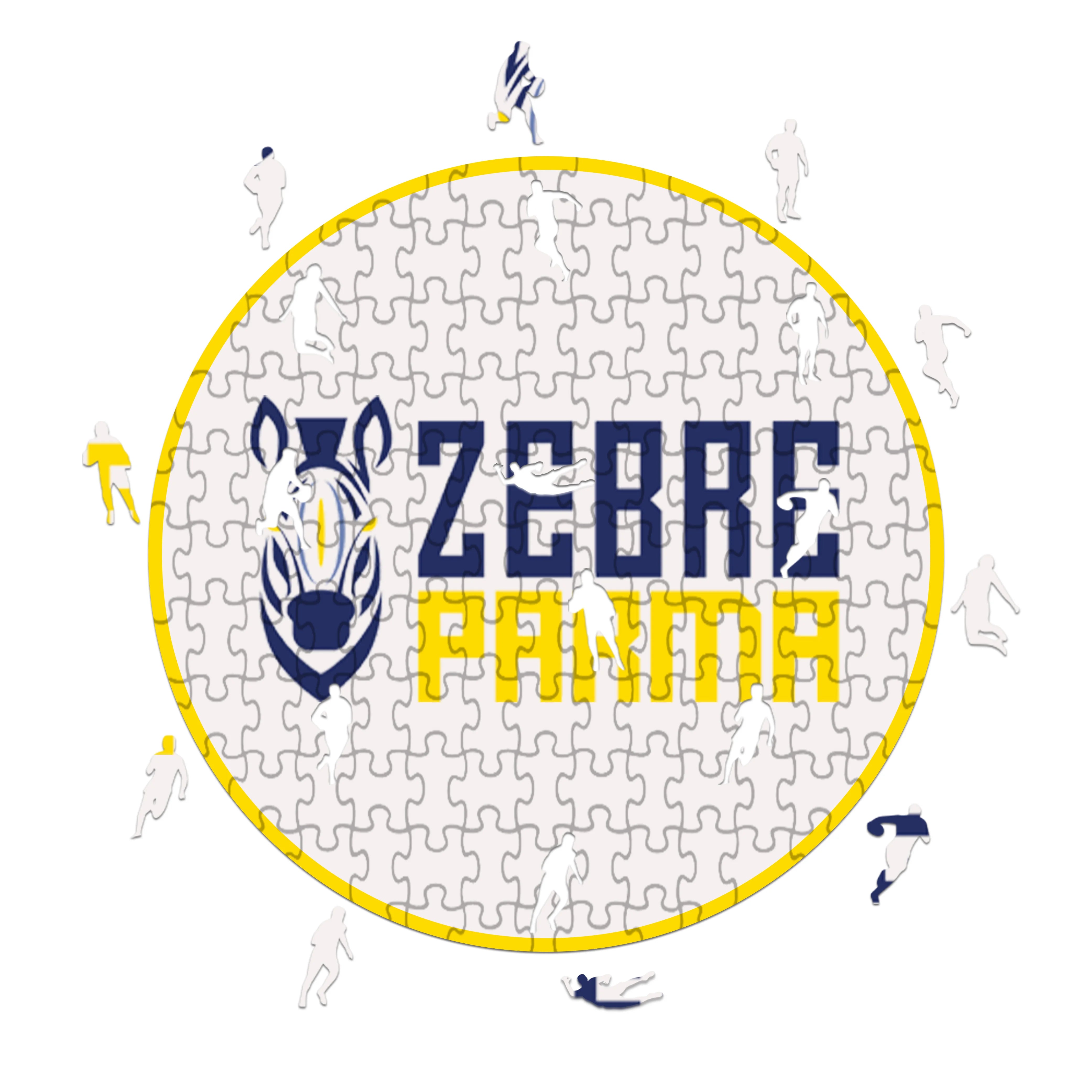 Logotipo de Cebras Parma - Puzzle de madera