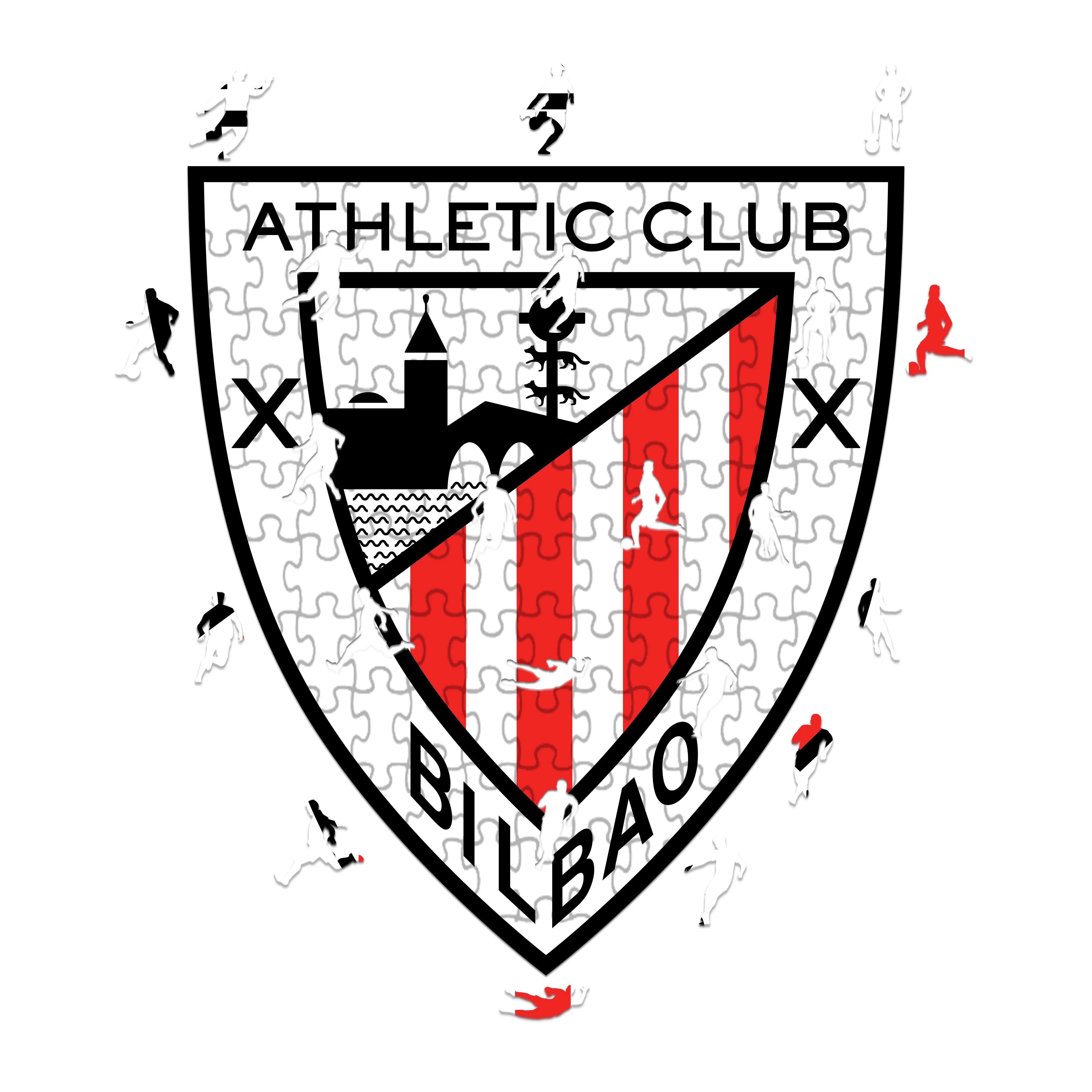 Atlético Bilbao - Wooden Puzzle