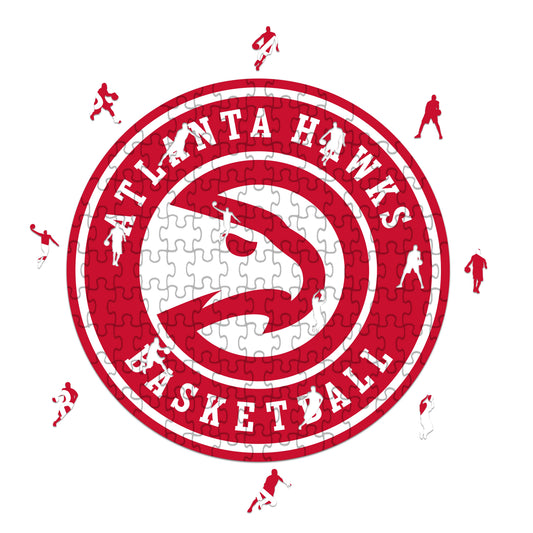 Logo de Atlanta Hawks - Rompecabezas de Madera