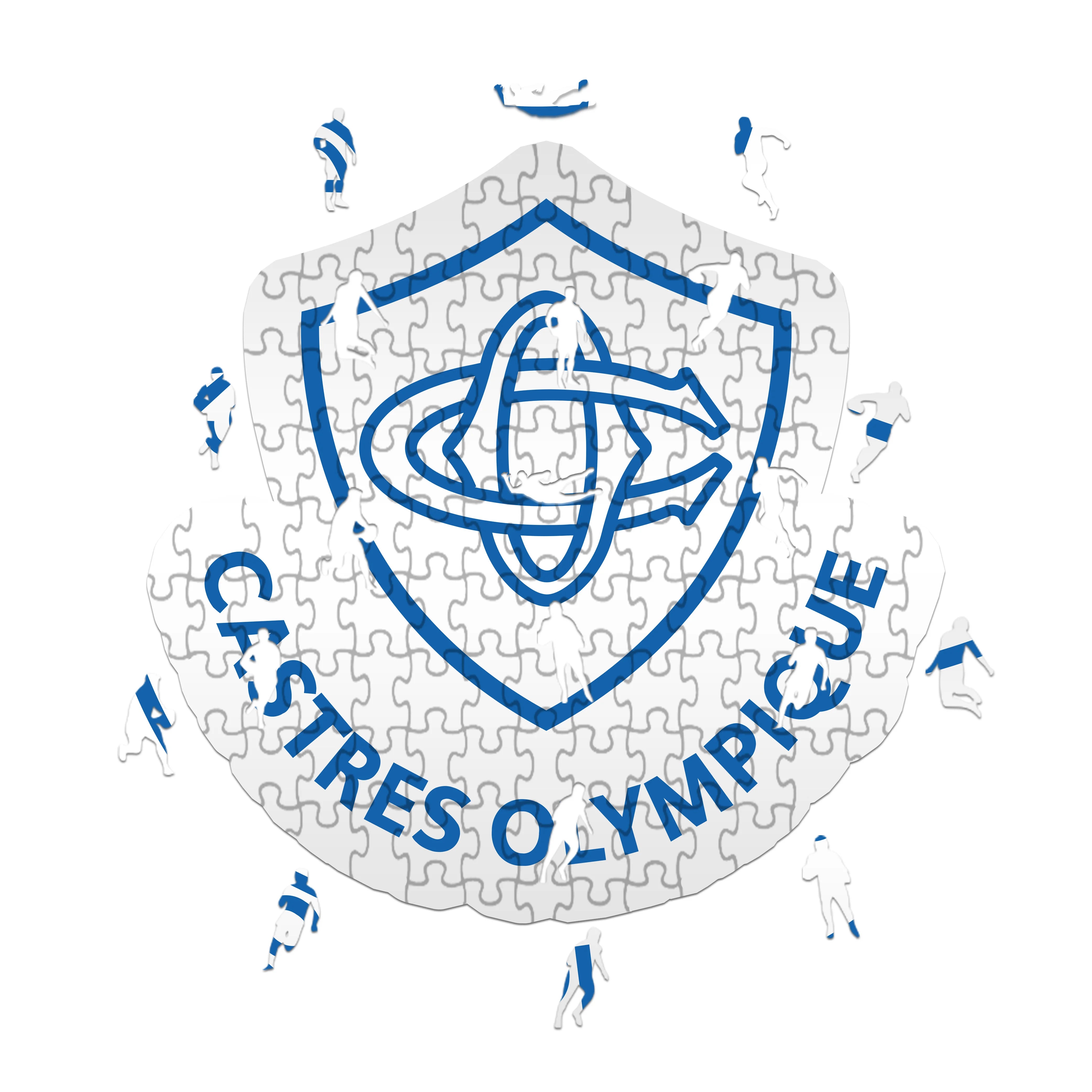 Logo Castres - Puzzle in legno