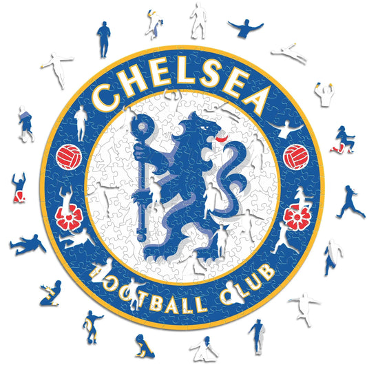 Logo Chelsea FC - Puzzle in Legno