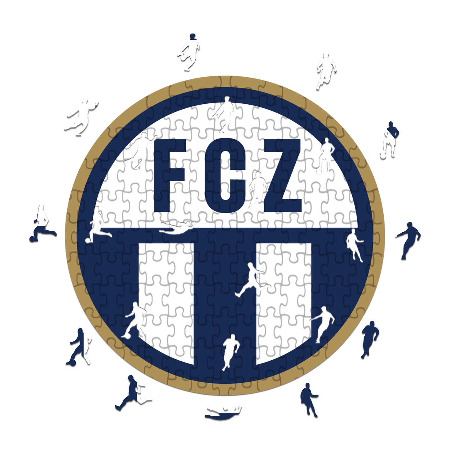 Fußballclub Zürich Logo - Holzpuzzle