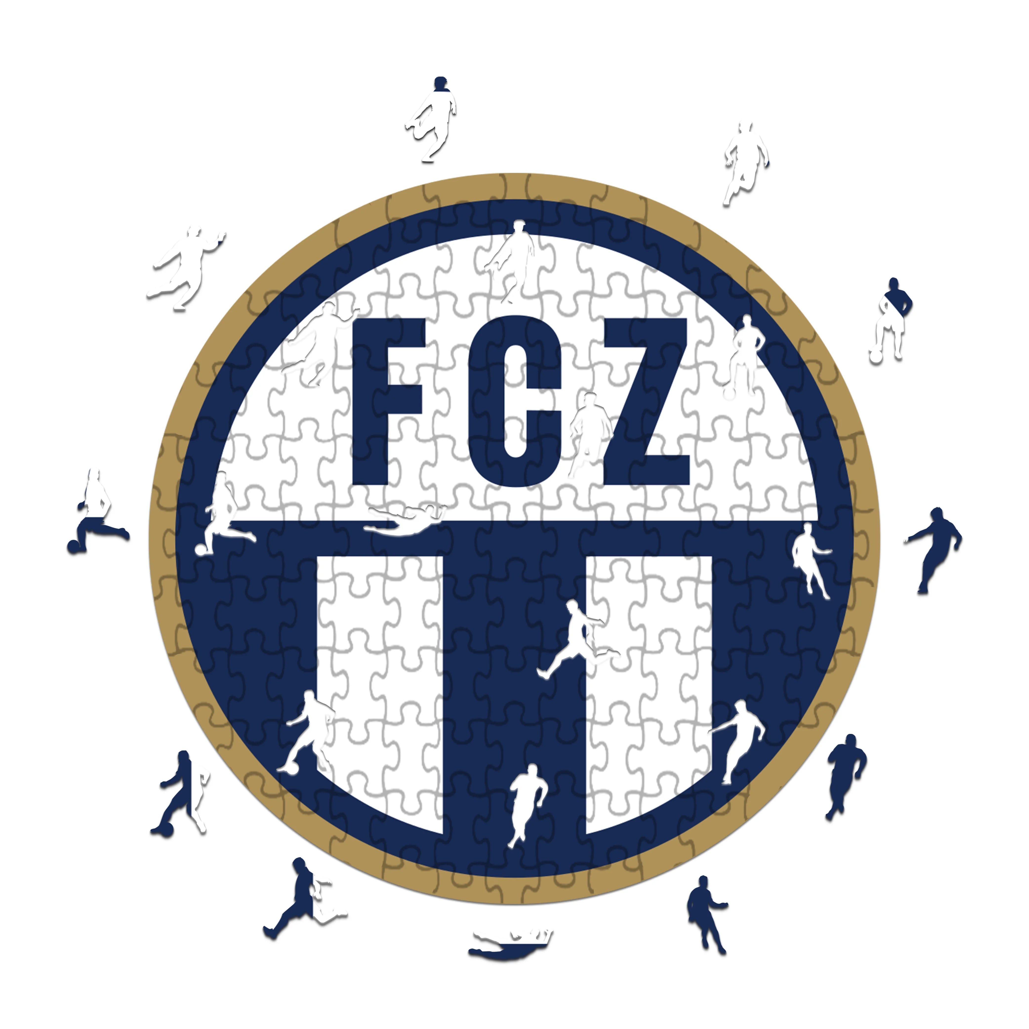 Football Club Zurich Logo - Wooden Puzzle