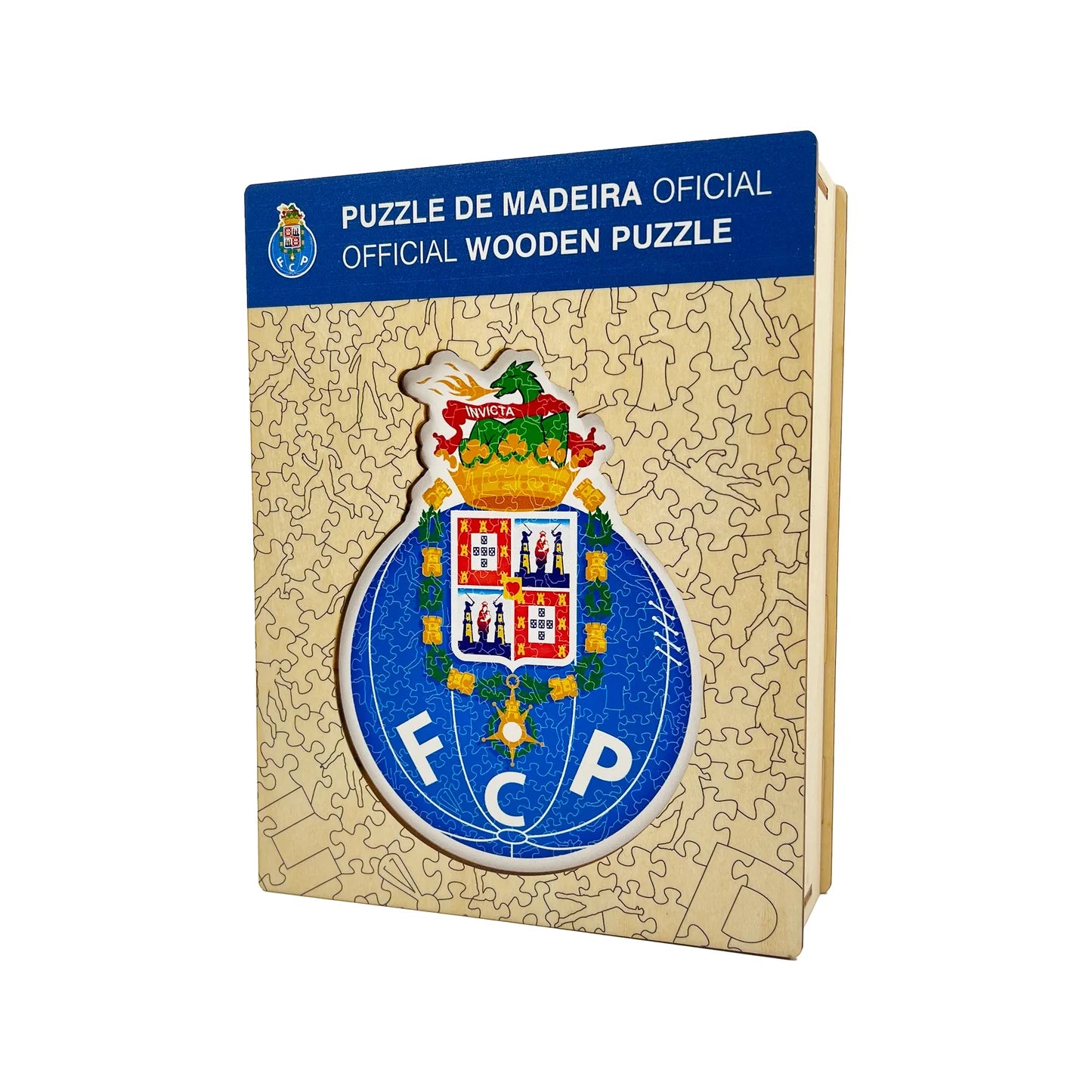 Rompecabezas de madera con el logotipo del FC Porto