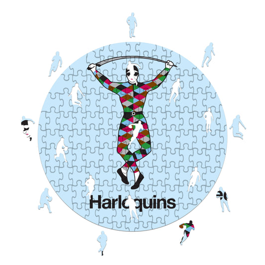 Logo Harloquins - Puzzle in Legno