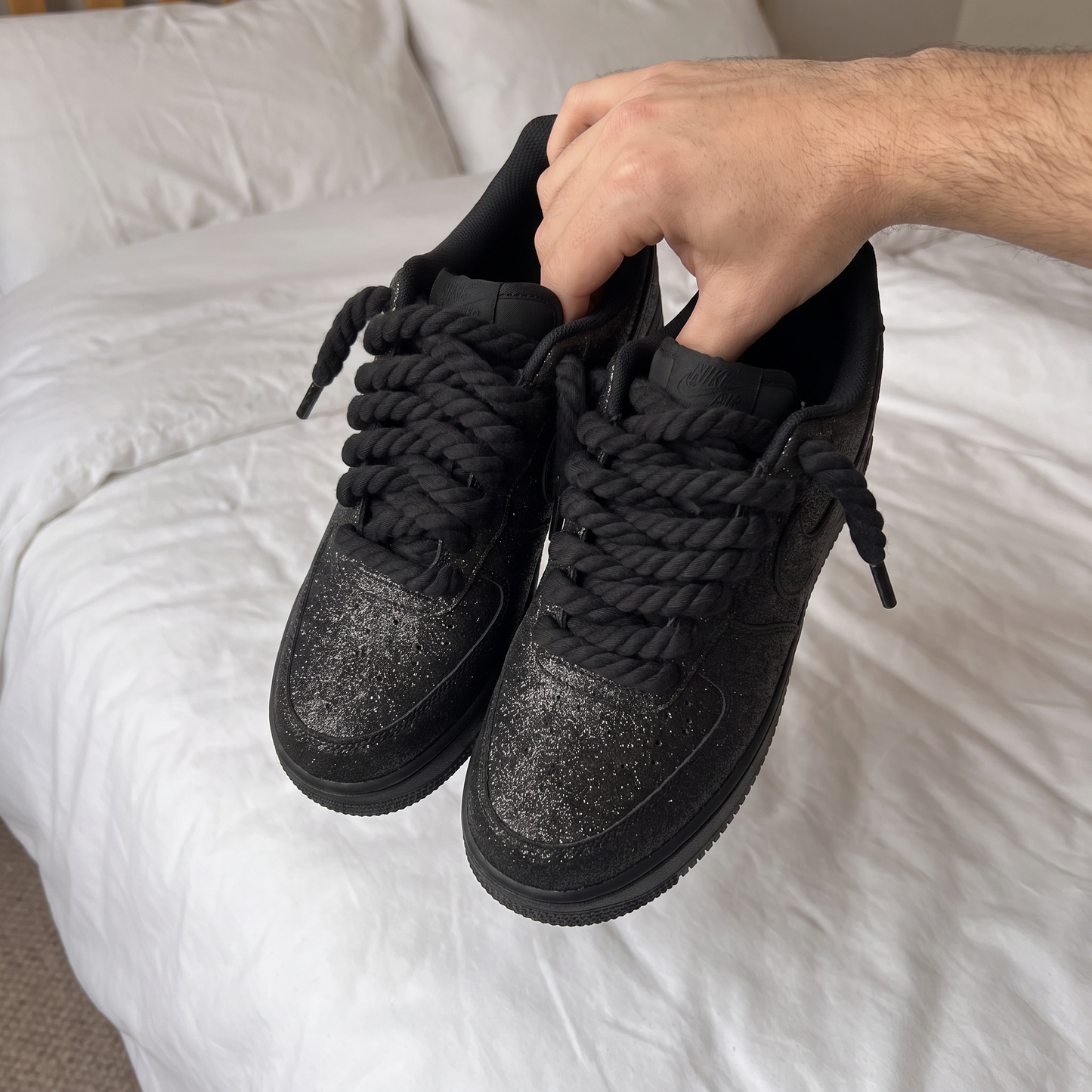 Black Obsidian - Édition Custom paillettes & rouge