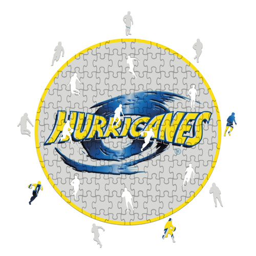 Hurrikane Logo - Holzpuzzle