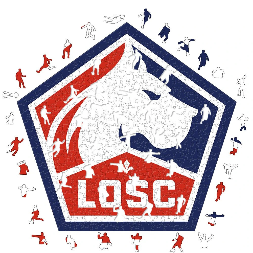 Lógó LOSC Lille - Puzal Adhmaid