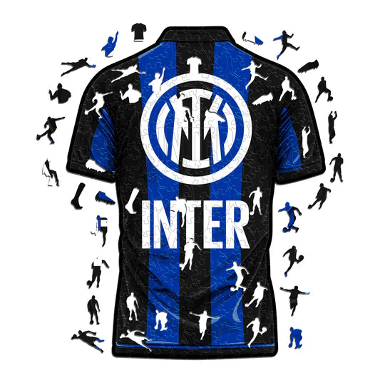 Inter Maillot - Wooden Puzzle