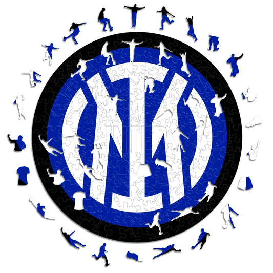 Inter Logo - Puzzle in Legno