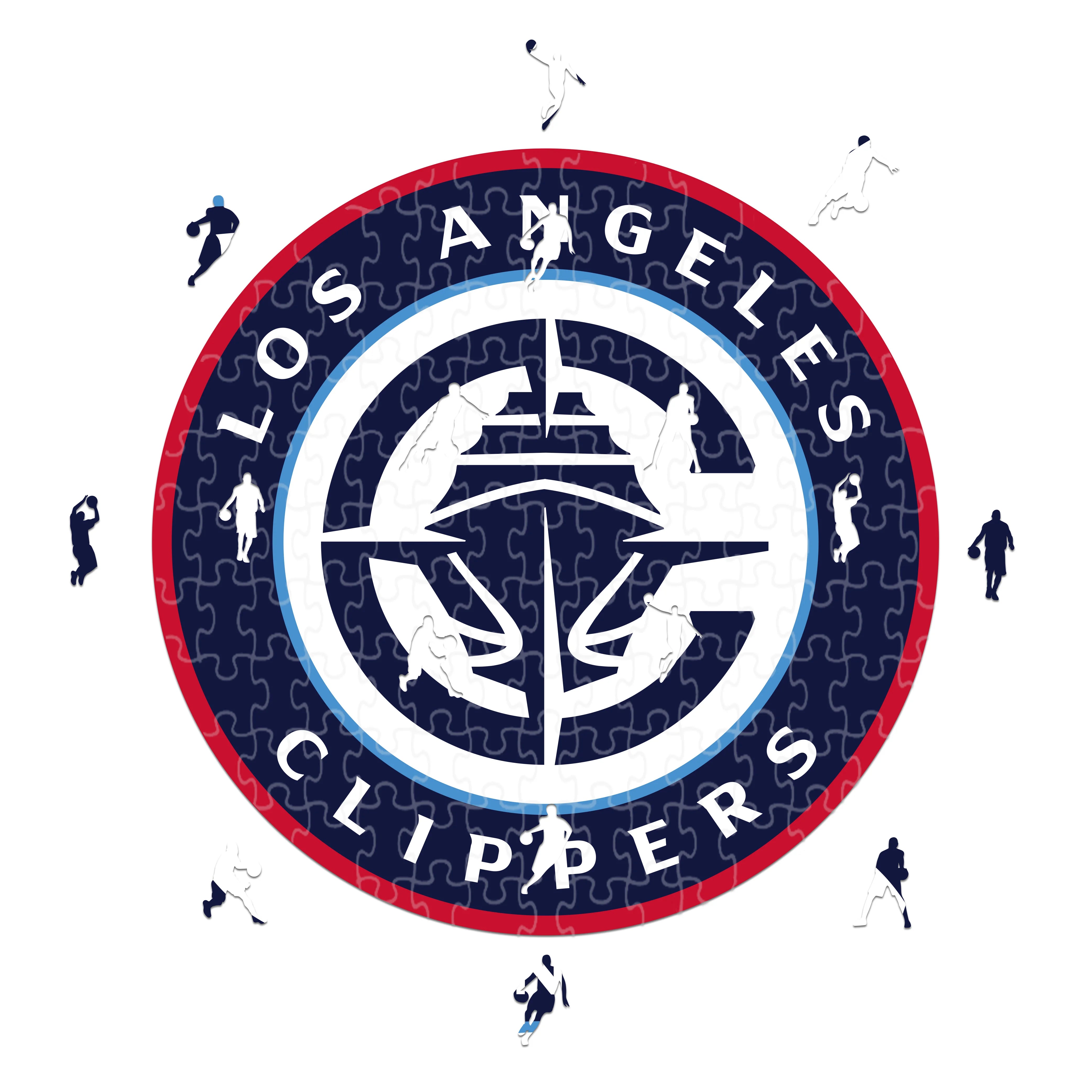 Los Angeles Clippers - Wooden Puzzle