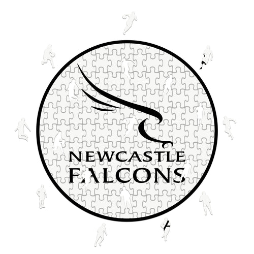 New Castle Falcons Logo - Wooden Puzzle
