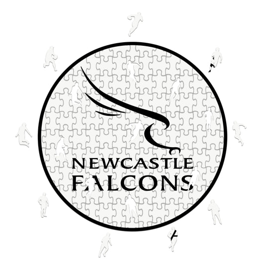 Logo New Castle Falcons - Puzzle in Legno