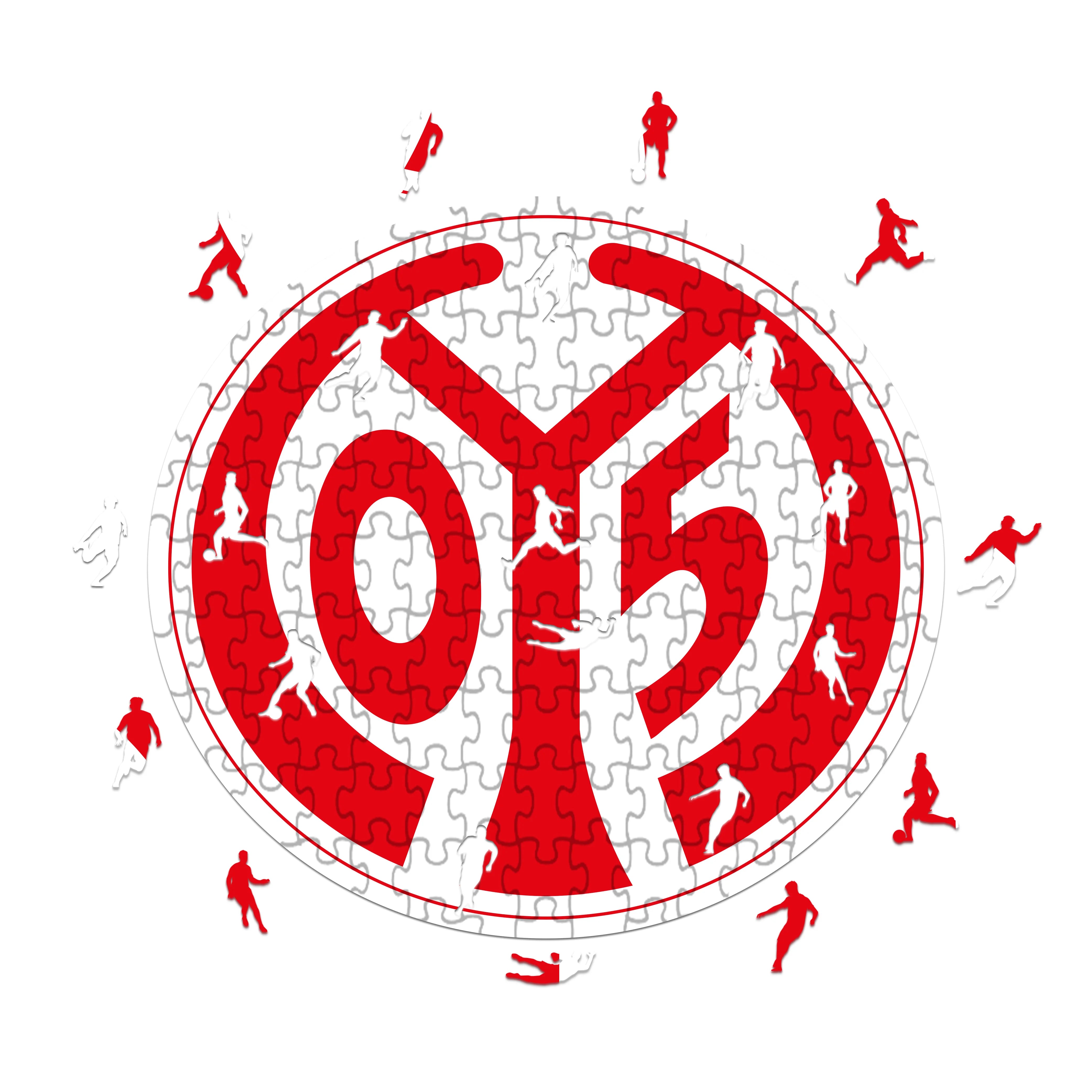 Mainz 05 Logo - Wooden Puzzle