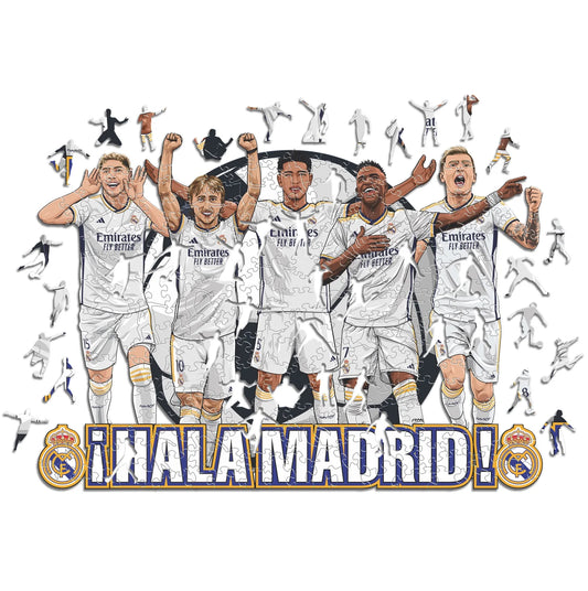 5 Giocatori Real Madrid - Puzzle di Legno