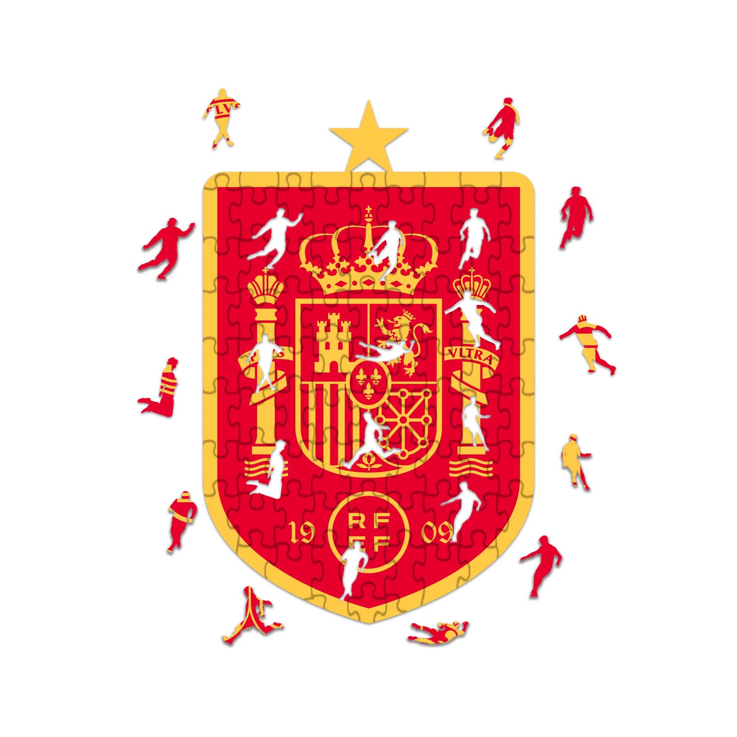 Spanien Logo - Holzpuzzle