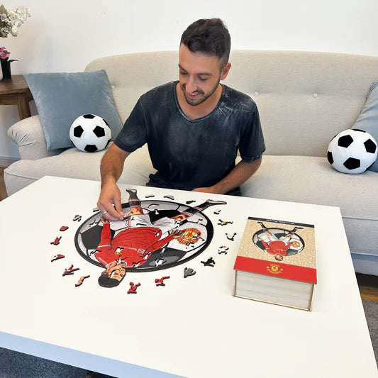 Cristiano Ronaldo - Puzzle di legno